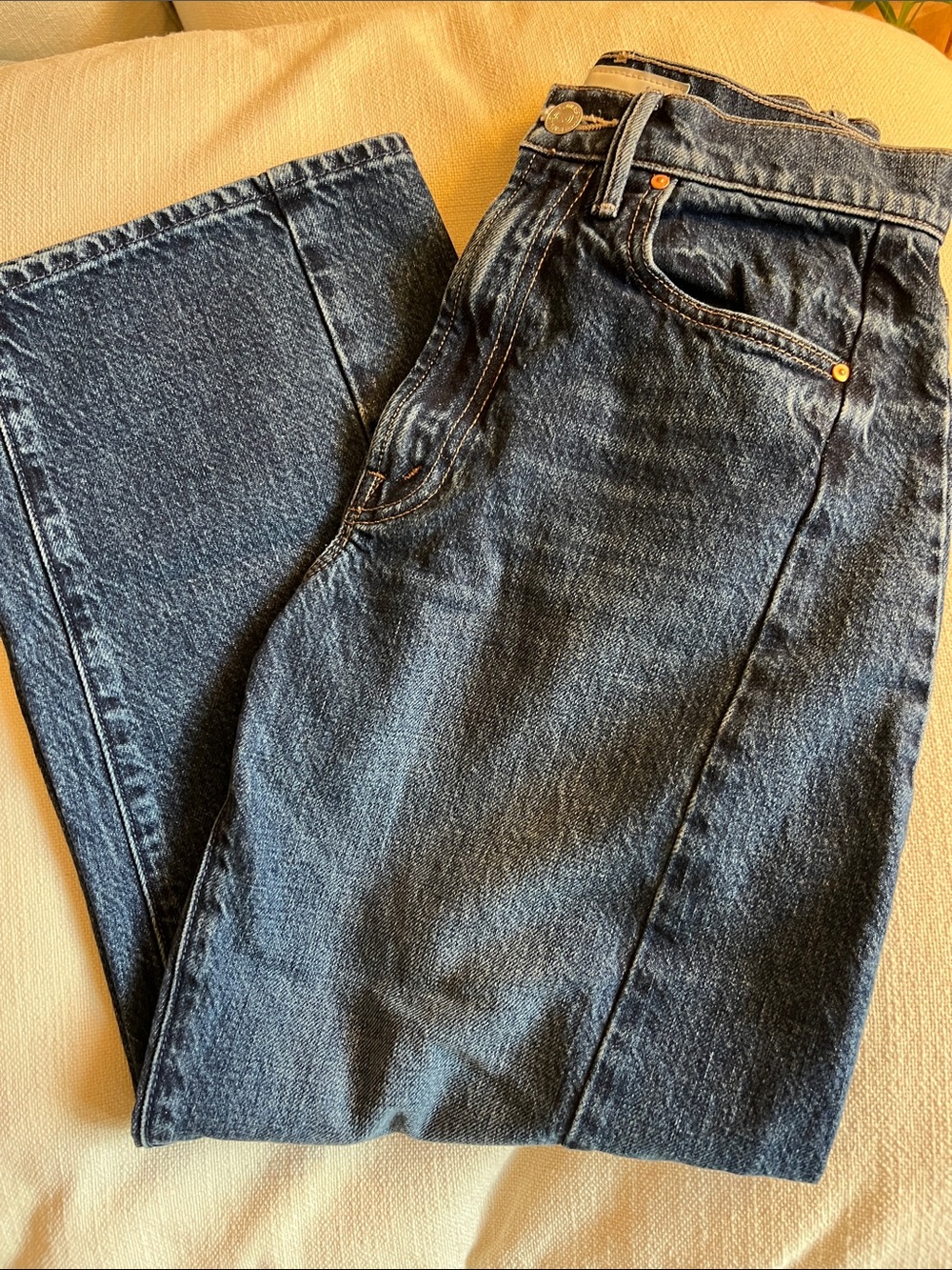 MOTHER Denim Lil Mother Half Pipe Ankle Jeans in Did You Bring Me Anything - 25 - Picture 10 of 16
